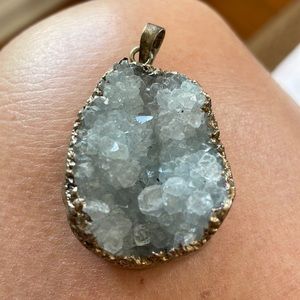 Druzy pendant